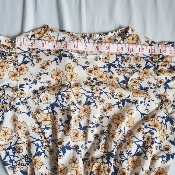 SHEIN Ruffle Hem Allover Floral A-Line Dress size S - Picture 6 of 16